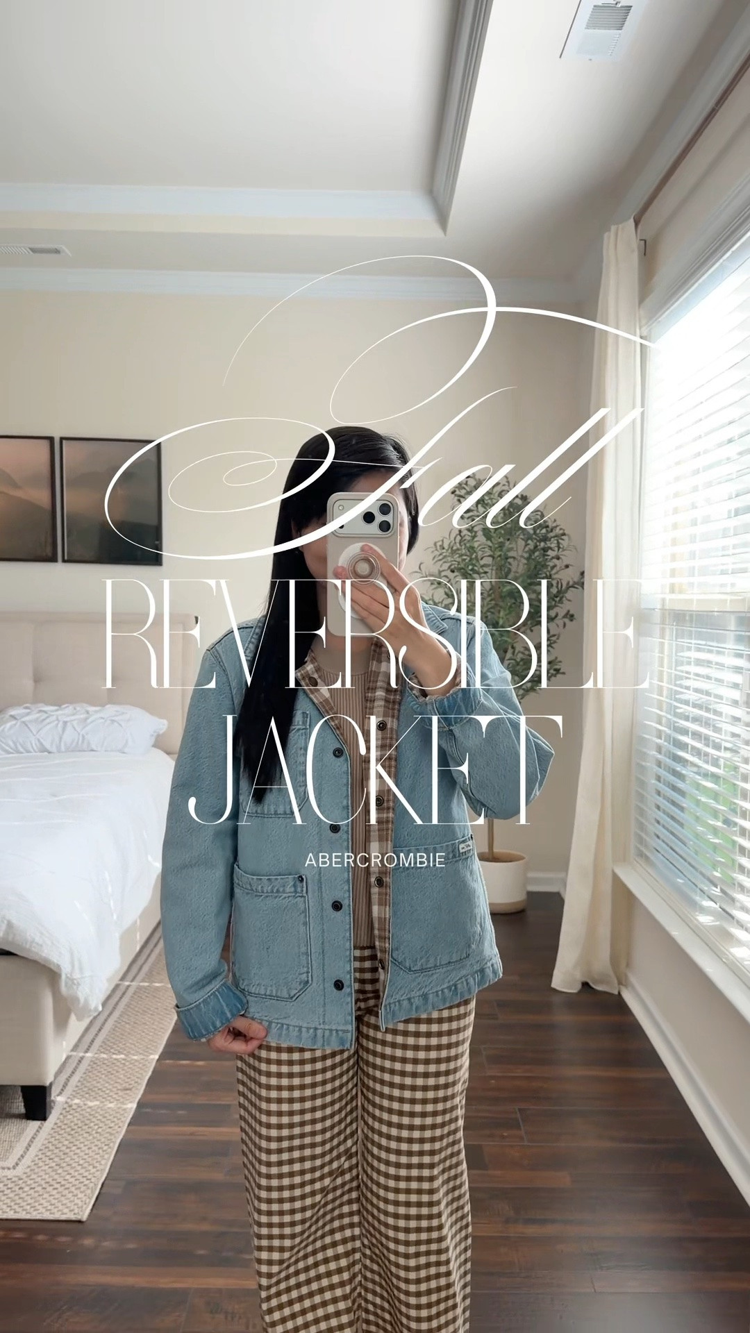 My new favorite layering piece for fall! 🍁 This reversible jacket from Abercrombie gives you two looks in one — a light wash denim side and a neutral brown plaid side. 🤎 It’s the perfect layering piece for fall, easy to dress up or down, and such a great travel staple since you can create so many different looks with just one jacket! 🙌🏻 @abercrombie  #fallfashioninspo #fallstyle #petitefashion

#LTKootd #LTKPetite #LTKTravel