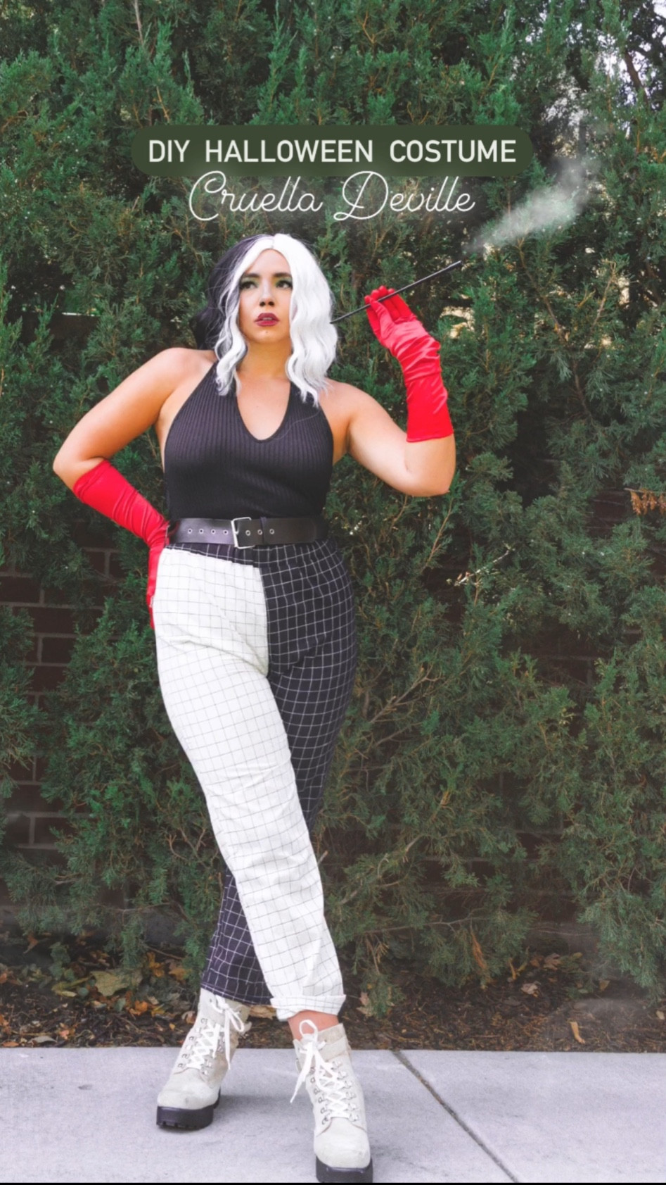 DIY Disney Costume for Halloween: Cruella Deville from 101 Dalmatians 