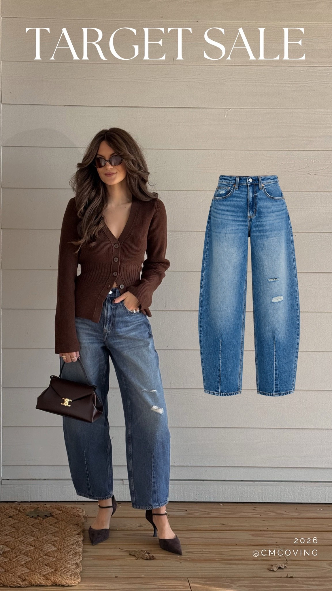 My outfit is target and ON SALE!! My jeans are only $22 (color medium wash!)