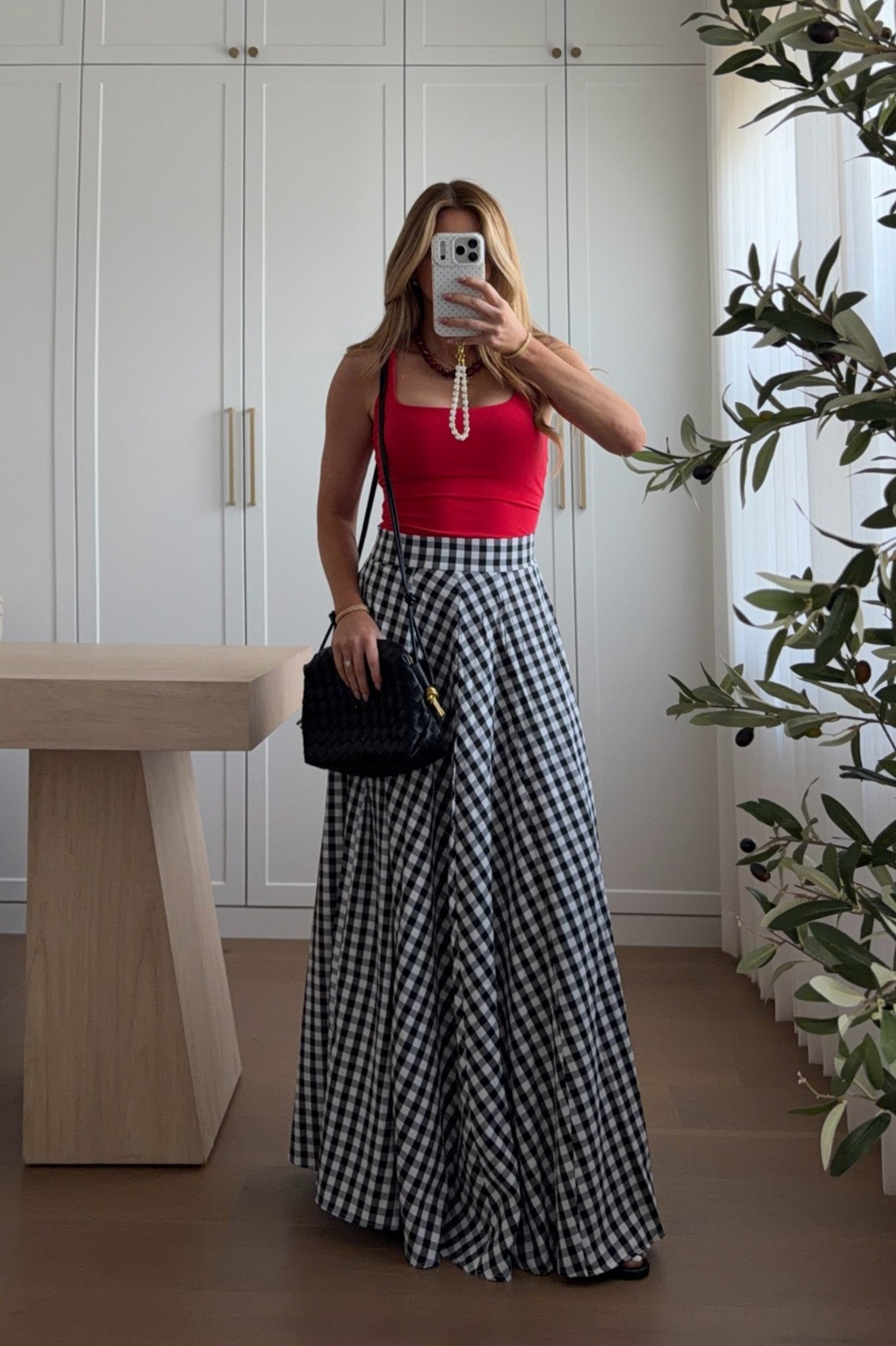 bra tank: xs // maxi skirt: small