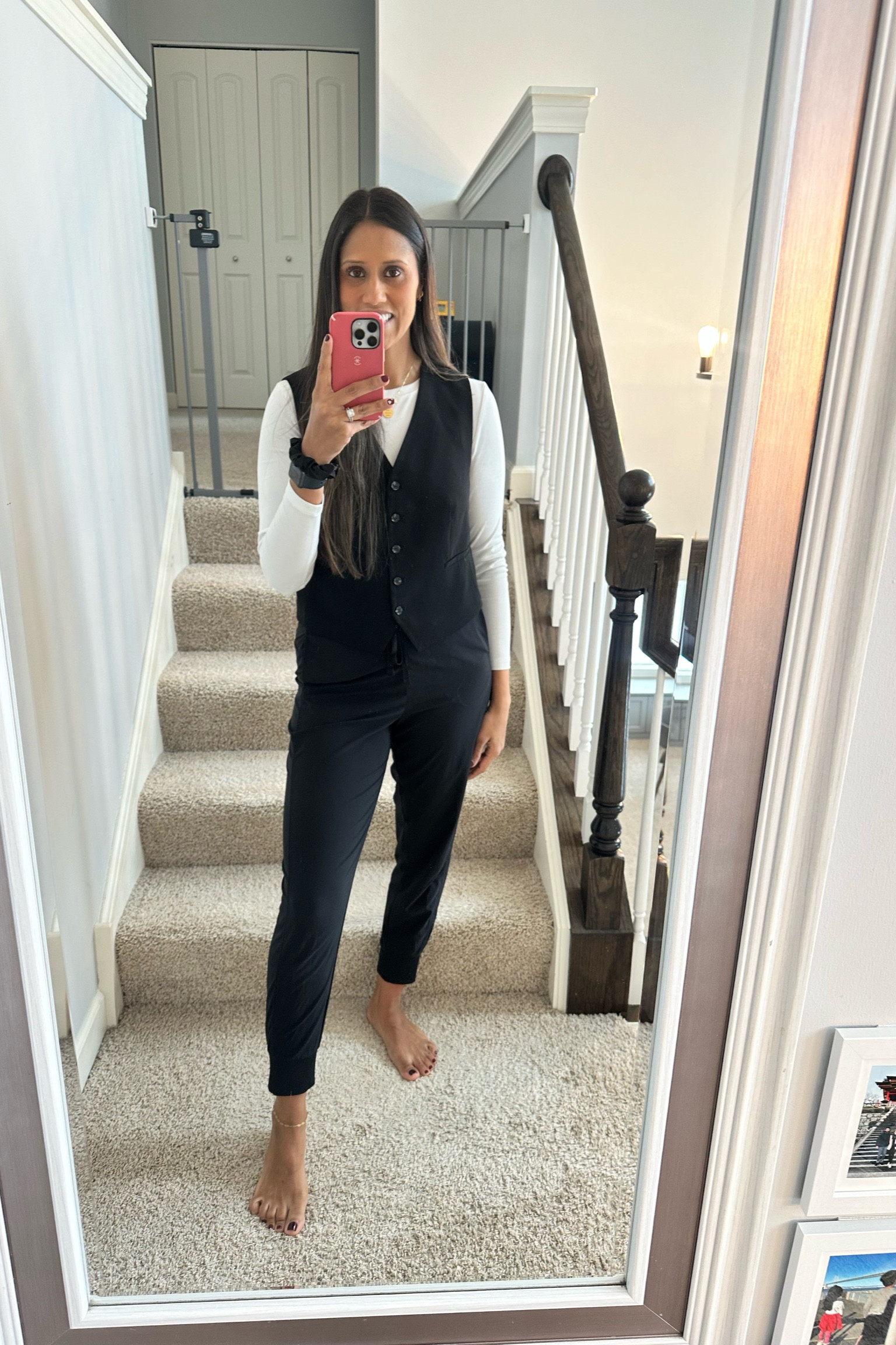 Black and white and you can never go wrong- loving this vest trend! 

#LTKstyletip #LTKfindsunder50 #LTKworkwear