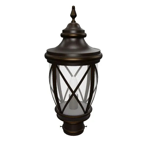 allen + roth Castine 19.5-in Bronze Traditional Outdoor Light post lantern | Lowe's