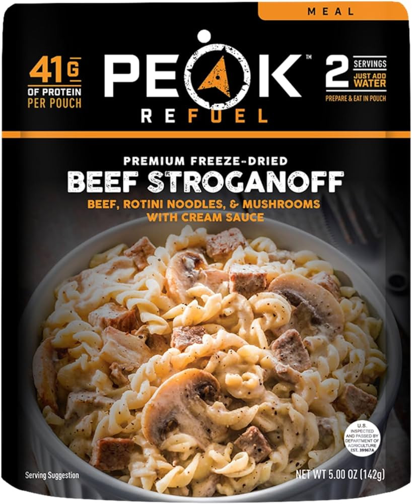 Peak Refuel Beef Stroganoff | Freeze Dried Backpacking and Camping Food | Amazing Taste | High Pr... | Amazon (US)
