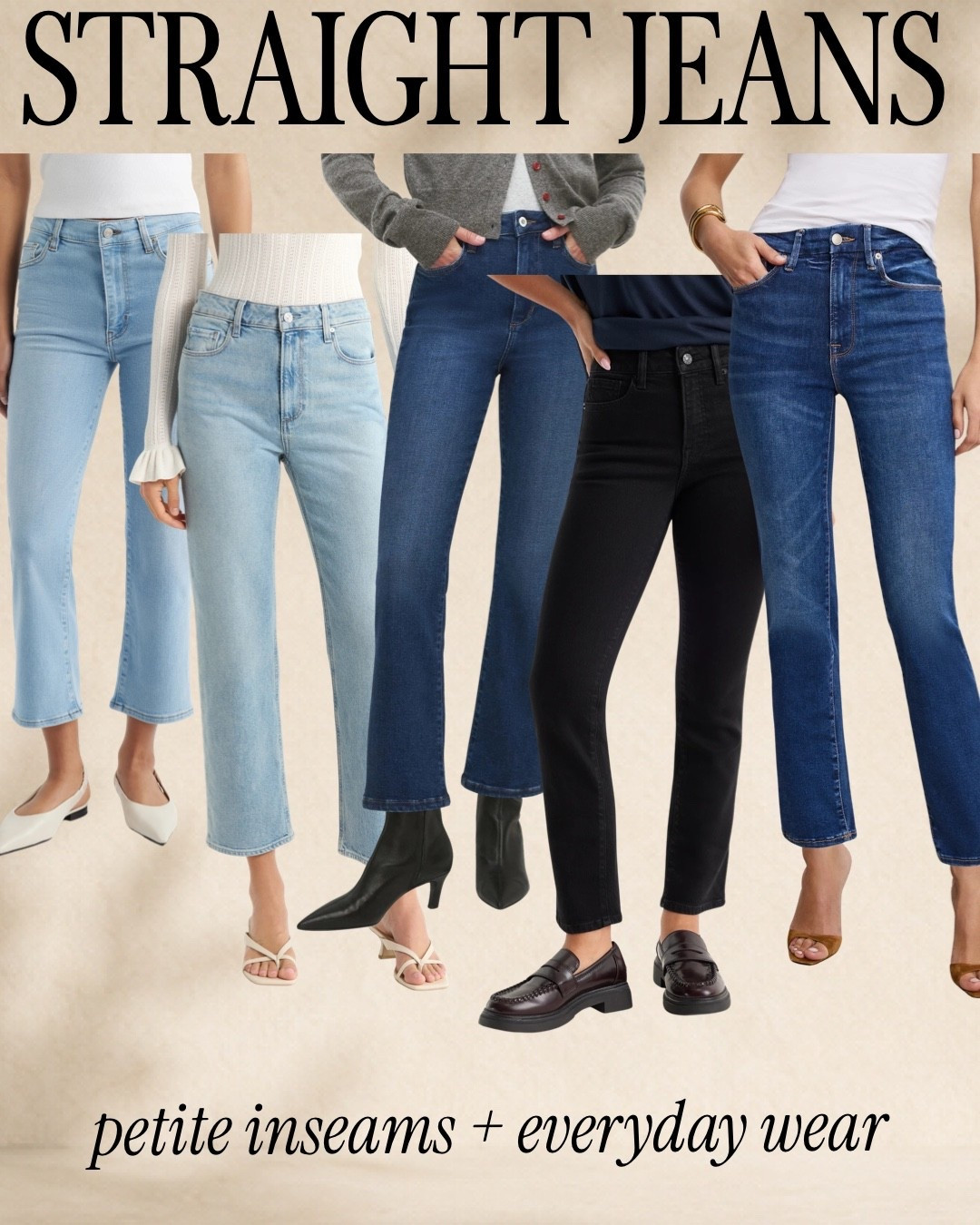 Petite friendly straight jeans I recommend!

#LTKPetite