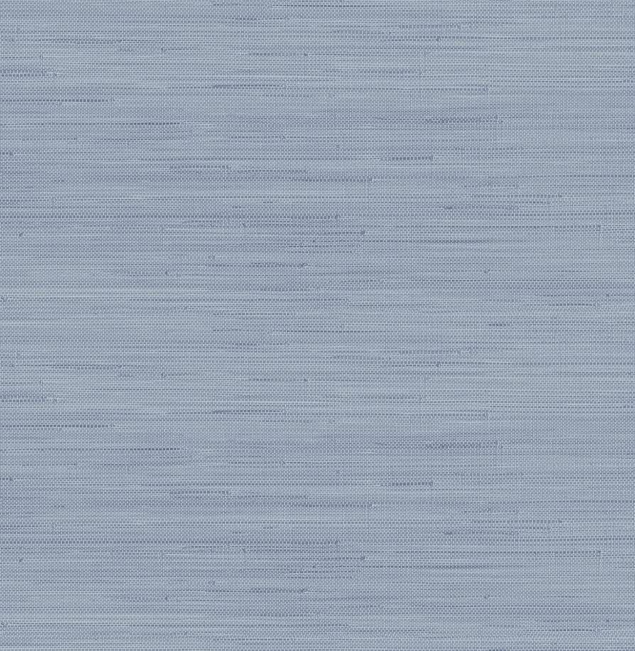 Society Social Classic Faux Grasscloth Peel and Stick Wallpaper, Mineral Blue | Amazon (US)