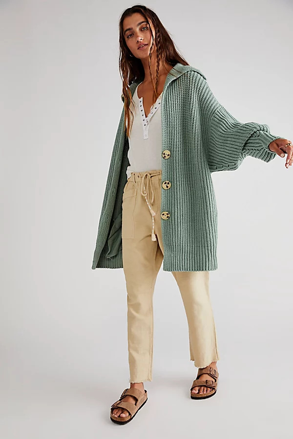 Swim Too Deep Cardi by Free People, White Spruce, XS | Free People (Global - UK&FR Excluded)