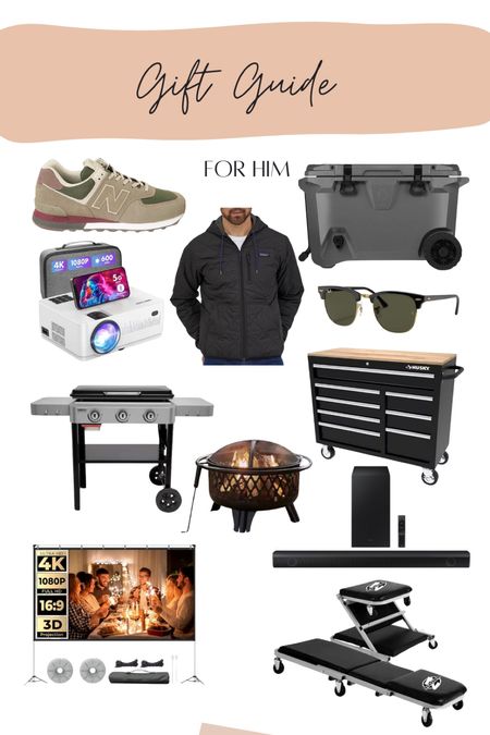 Gift ideas for him

Men’s gift guide, Brutank, cooler, flat tip griddle grill, new balance, 574 new balance, Patagonia jacket, soundbar, sound system, projector, projector screen, Ray-ban sunglasses, clubmaster, mobile workbench, automotive creeper, fire bit

#LTKHoliday #LTKmens #LTKGiftGuide
