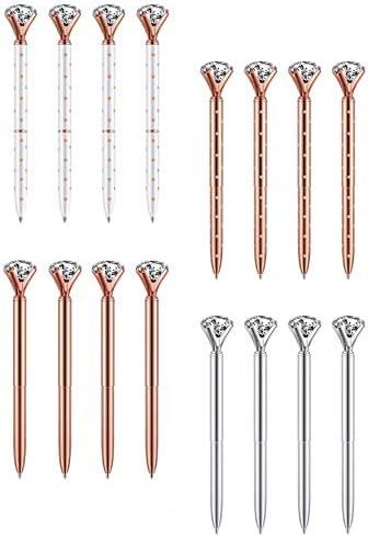 Diamond Pens Pack of 16 Cute Ballpoint Pens Diamond Pen Office Supplies Décor Gifts for Women Br... | Amazon (US)