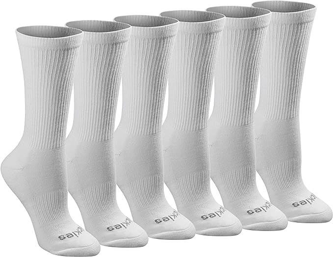Dickies Women's Dritech Advanced Moisture Wicking Crew Sock (6/12 Packs) | Amazon (US)
