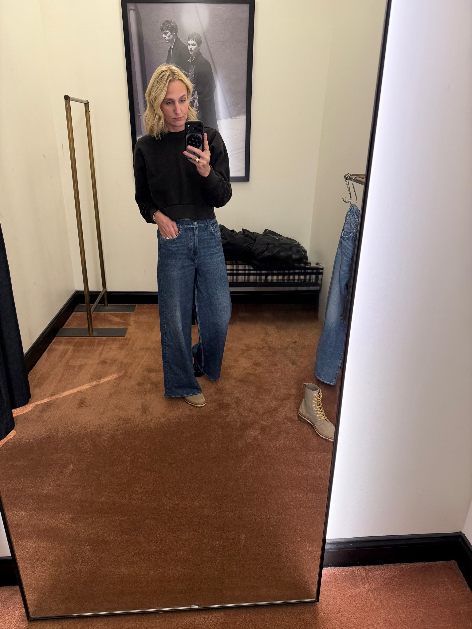 The sweatpants that look like a pair of jeans but make them wide leg! These do have a button on them and are so light and comfortable! #rag&bone #cotton #sweatpants

#LTKdayinmylife #LTKstorytime #LTKOver40

#LTKdayinmylife #LTKOver40 #LTKootd