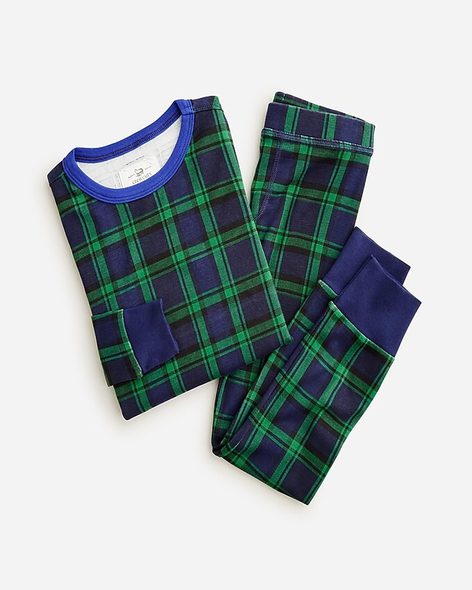 Boys' long-sleeve pajama set in prints | J. Crew US