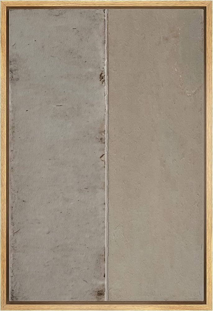 IDEA4WALL Framed Canvas Print Wall Art Geometric Gray Grunge Retro Color Blocks Abstract Shapes I... | Amazon (US)