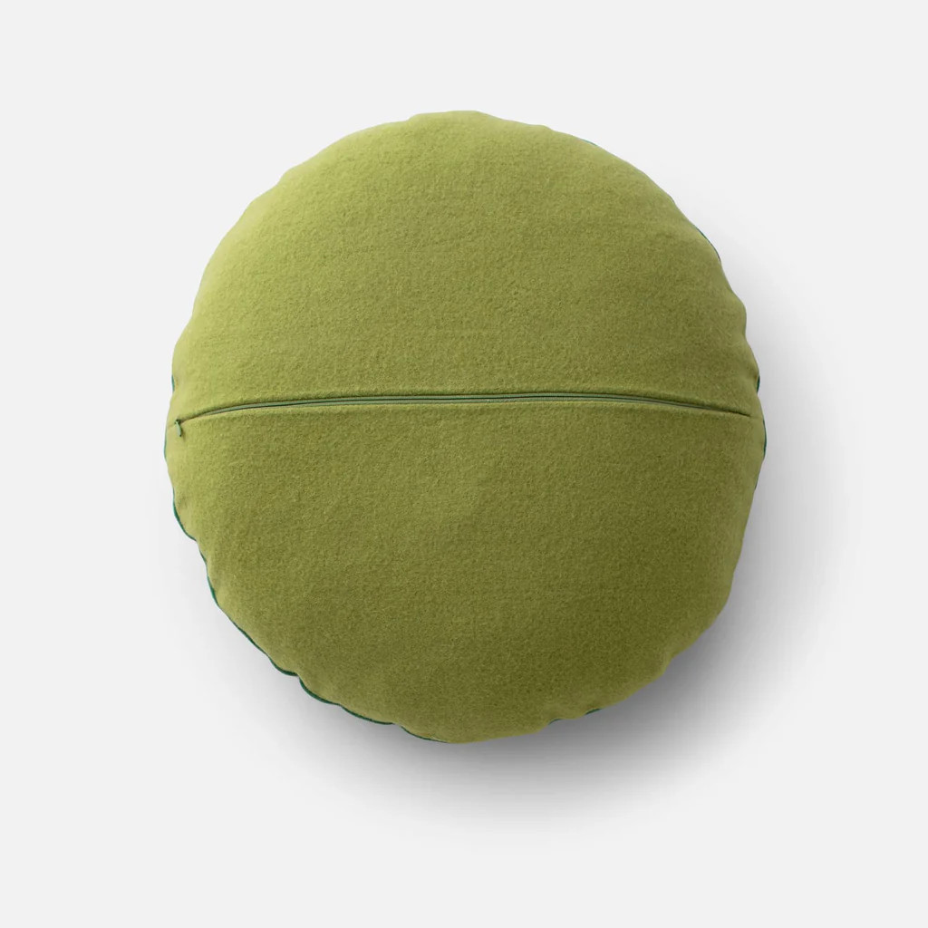 Velvet + Wool Circle Pillow | Schoolhouse