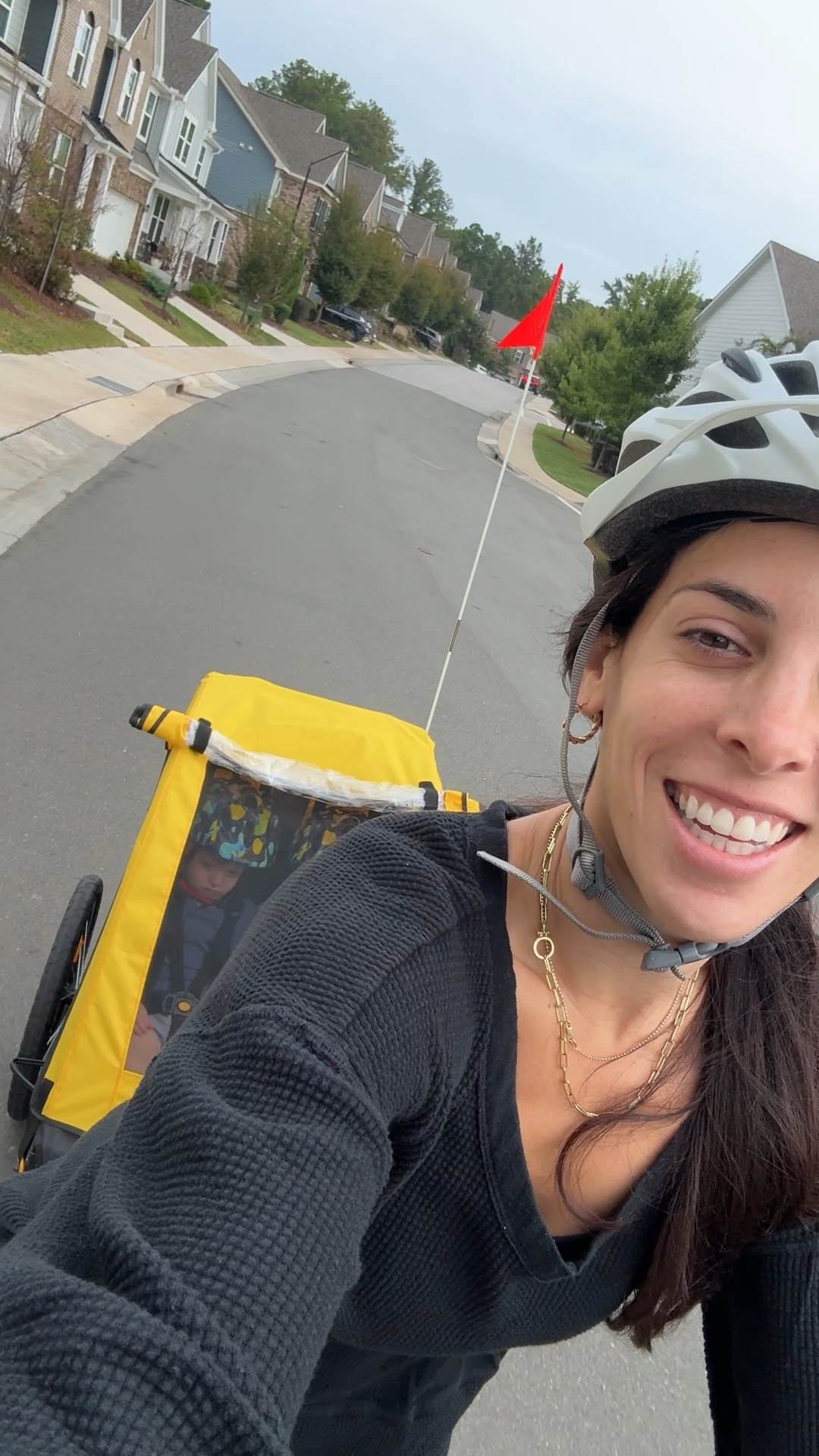 We are loving our new bike trailer! Just in time for Fall weather. As a twin mom I never got to do the bike seat thing so as soon as the weather started to turn cooler and my boys hit the appropriate age I invested in this double trailer and it’s so fun I can take them by myself on bike rides! 

#LTKActive #LTKFamily #LTKKids