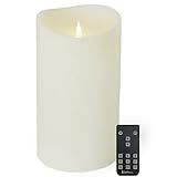Softflame Flameless Candle - 6 x 10 Ivory - Fickering Moving Flame Pillar Candle, Includes Remote Co | Amazon (US)