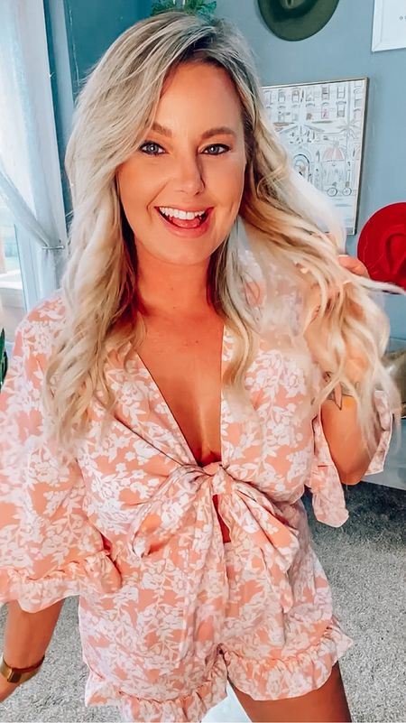 Romper are my favorite for warm weather fashion! They are easy and don’t blow up in the wind Hahaa. Linking all my favorites, I wear a medium. 

#LTKunder50 #LTKstyletip #LTKtravel