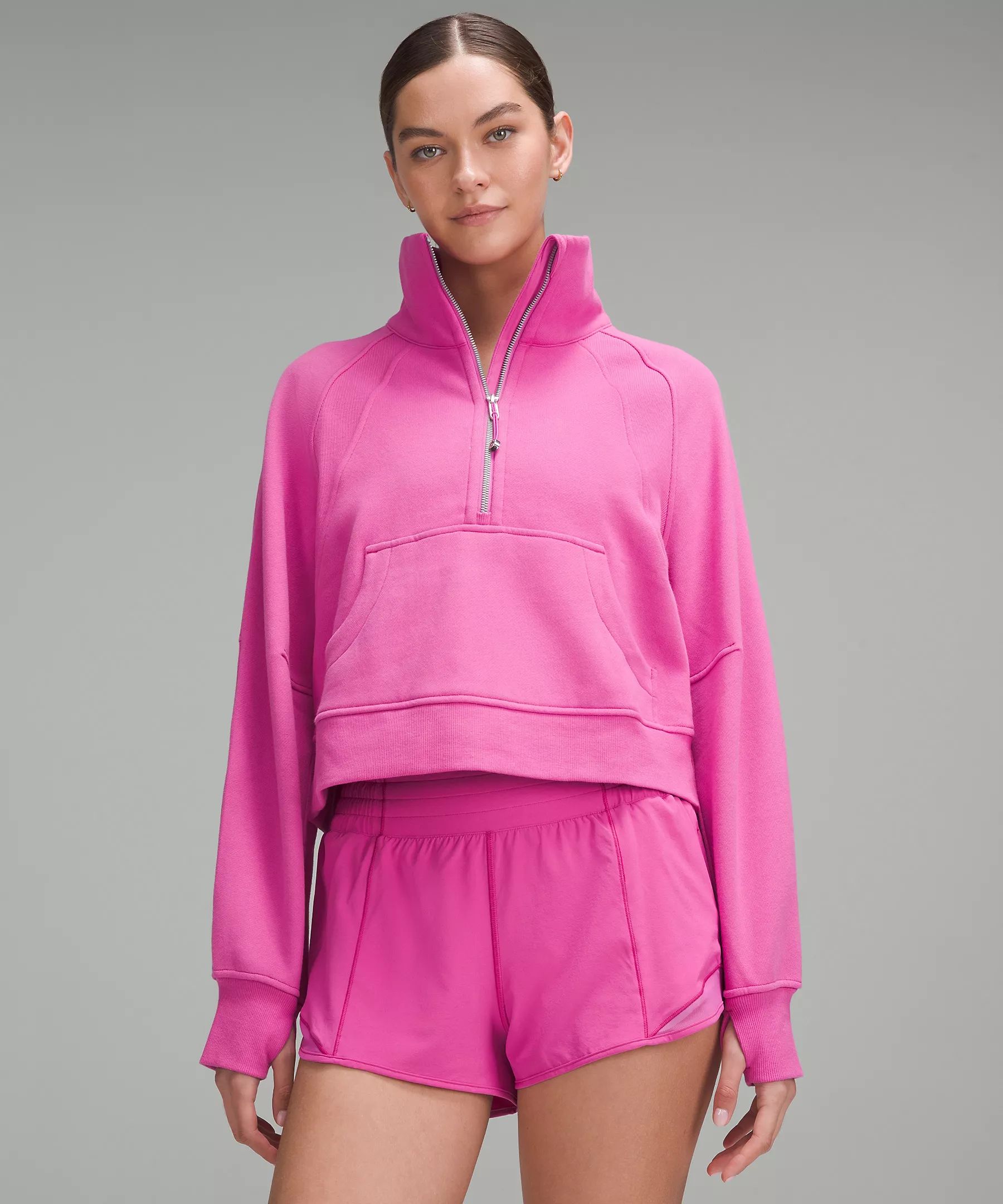 Scuba Oversized Funnel-Neck Half Zip | Women's Hoodies & Sweatshirts | lululemon | Lululemon (US)