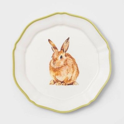 9" Melamine Bunny Salad Plate - Threshold™ | Target