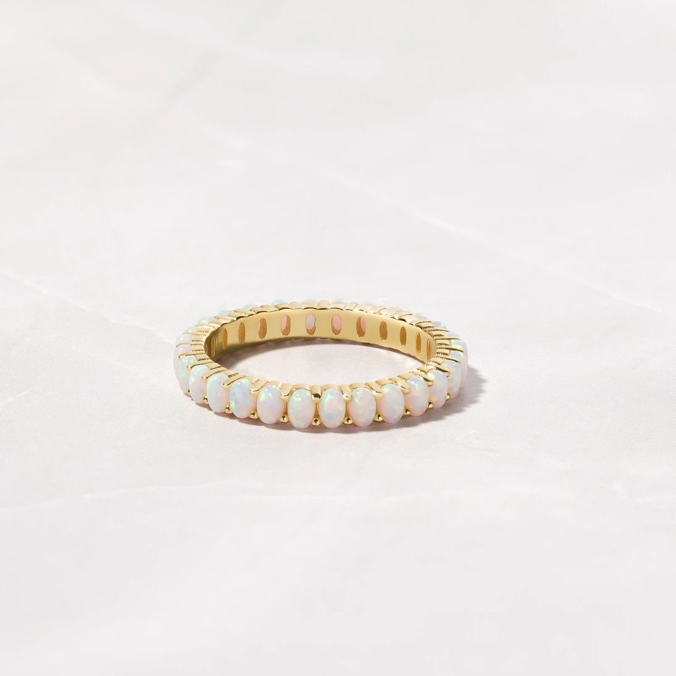 Opal Eternity Ring | Sami Jewels