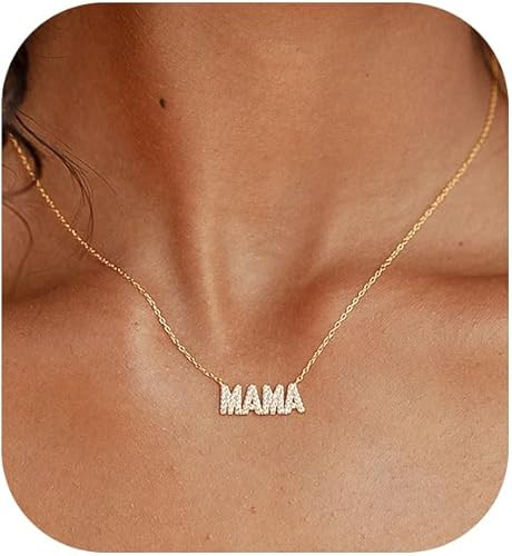 Voduim Gold Necklace for Women, Star of David Hexagram Heart Circle Bar Sun Cross V Dainty Neckla... | Amazon (US)