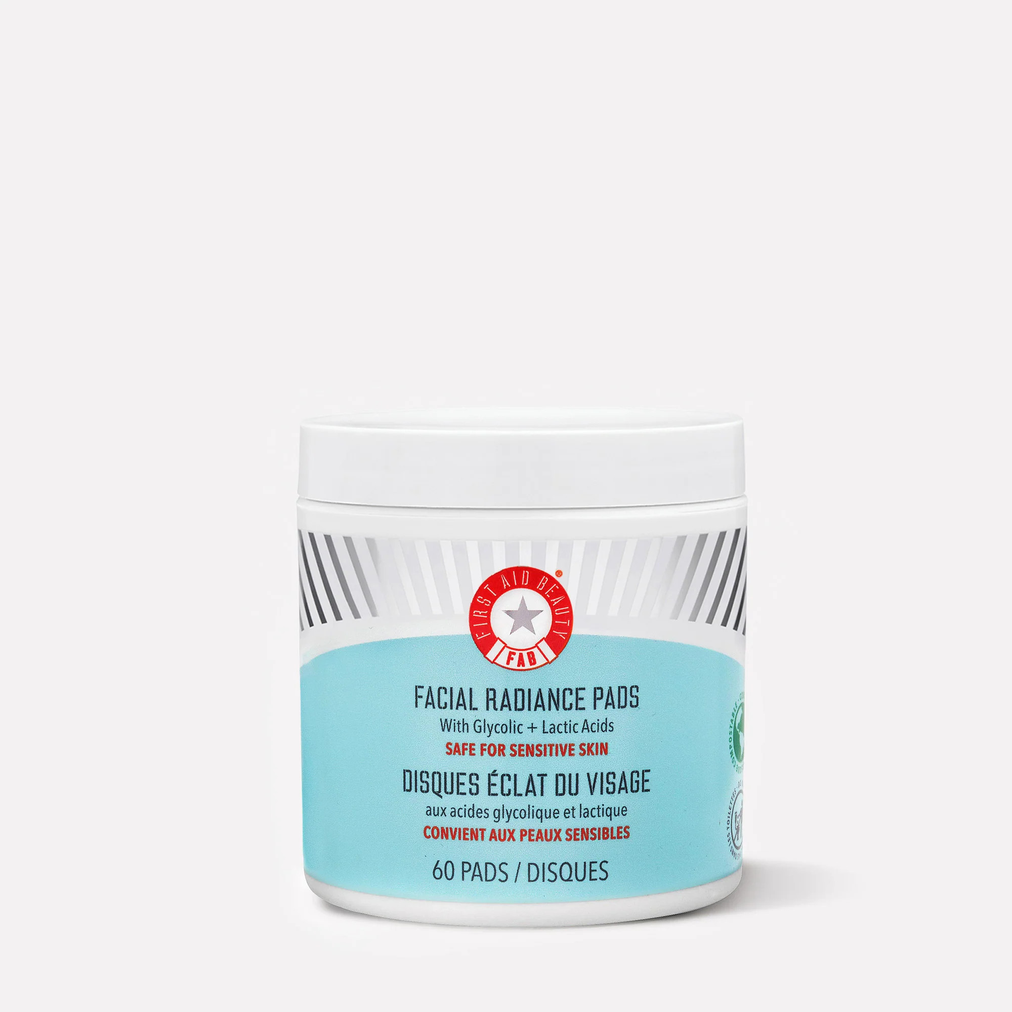 Facial Radiance Pads with Glycolic + Lactic Acids | First Aid Beauty