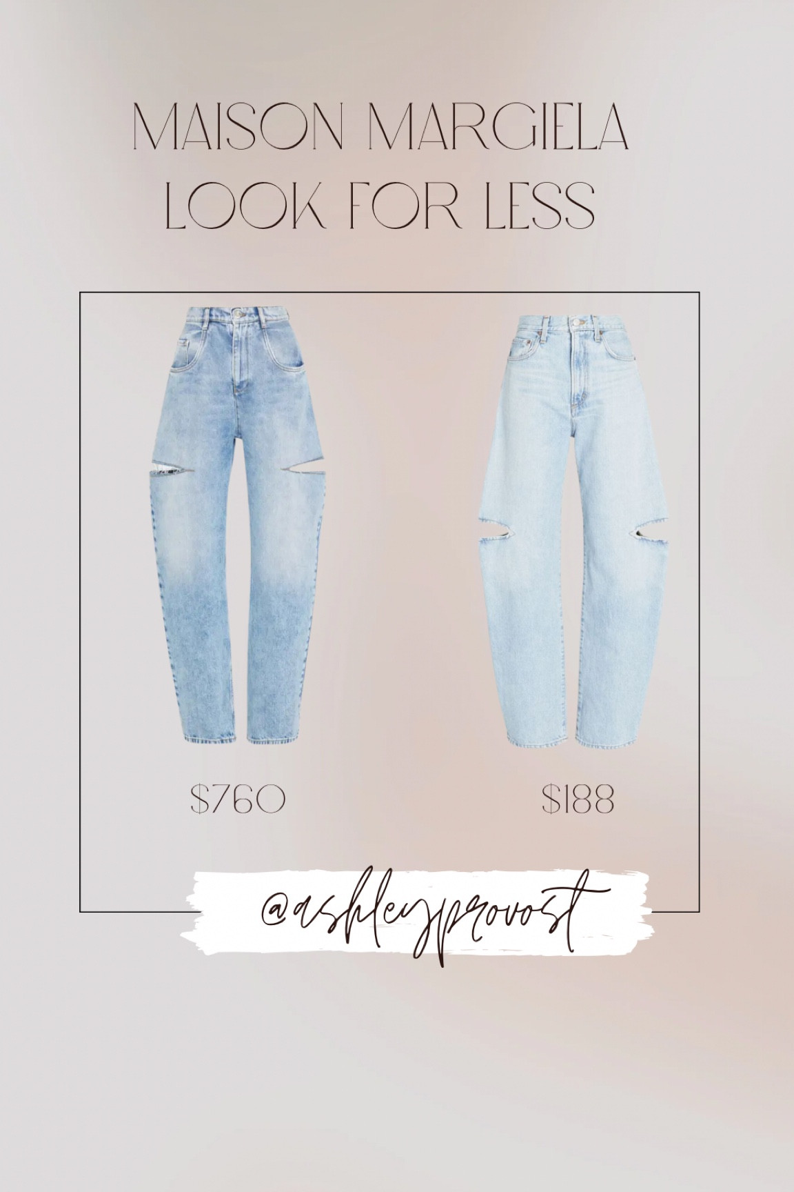 Maison Margiela slash-side denim look for less. Use code FW2023 for 25% off the agolde

#LTKsalealert #LTKstyletip #LTKover40