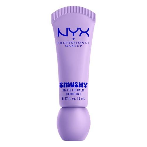 NYX PROFESSIONAL MAKEUP Smushy Matte Lip Balm, Tinted Lip Moisturizer with Soft, Matte Finish - Sugar Smush (Transparent) | Amazon (US)