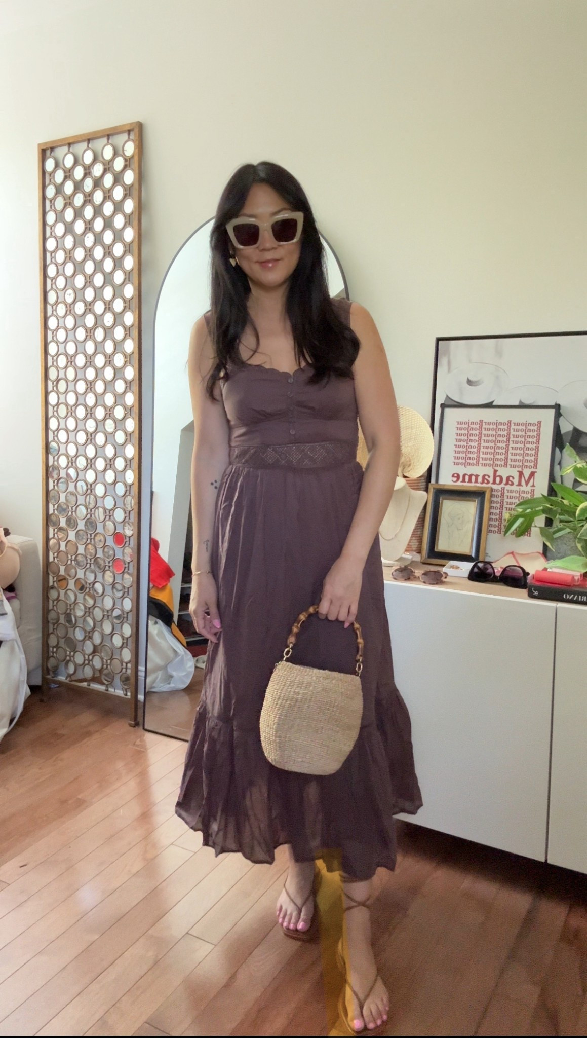 Bohemian vibes in this brown floaty dress! 🤎 

#LTKFindsUnder50