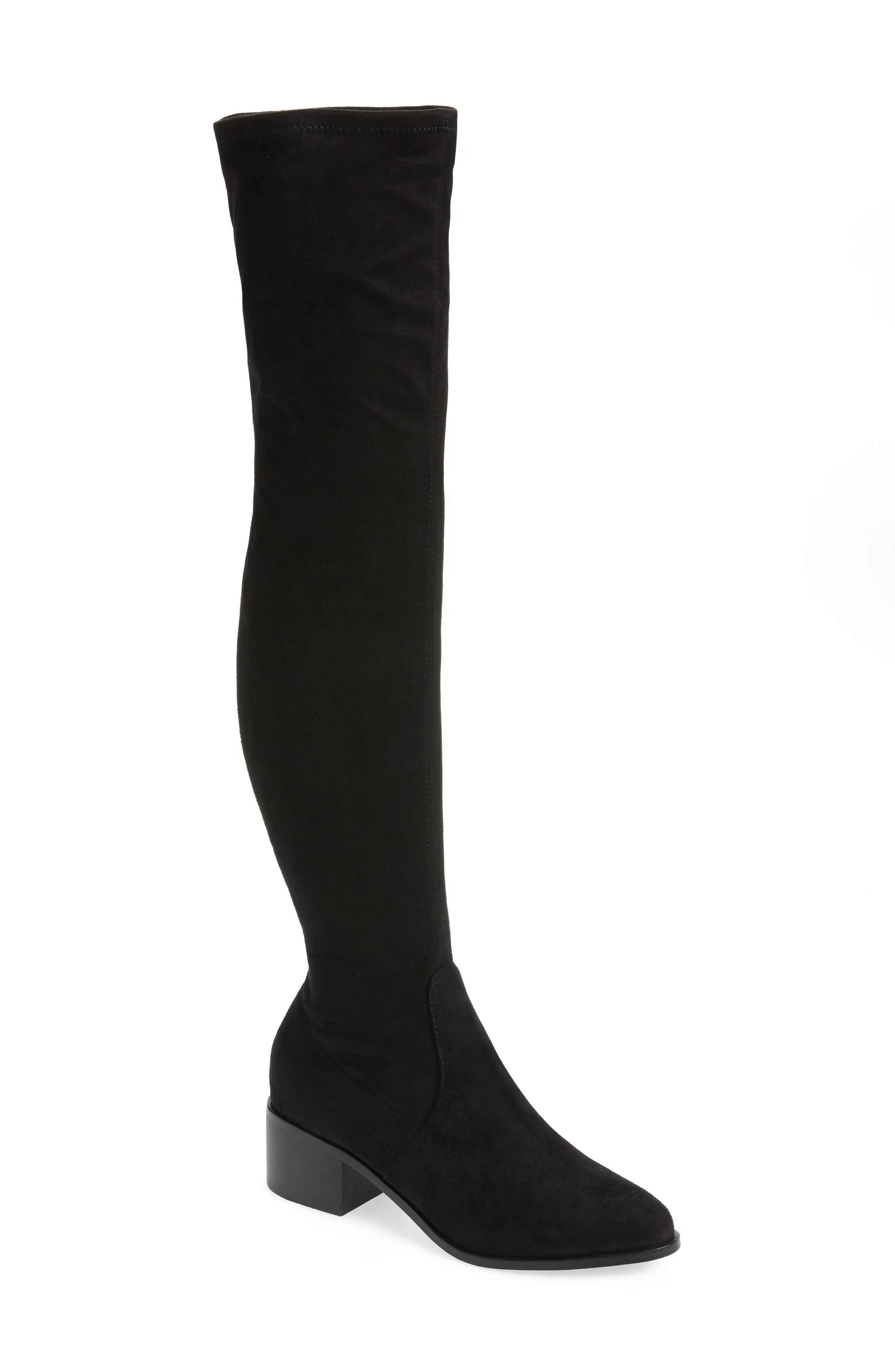 Women's Steve Madden Sadie Over The Knee Boot, Size 9.5 M - Black | Nordstrom