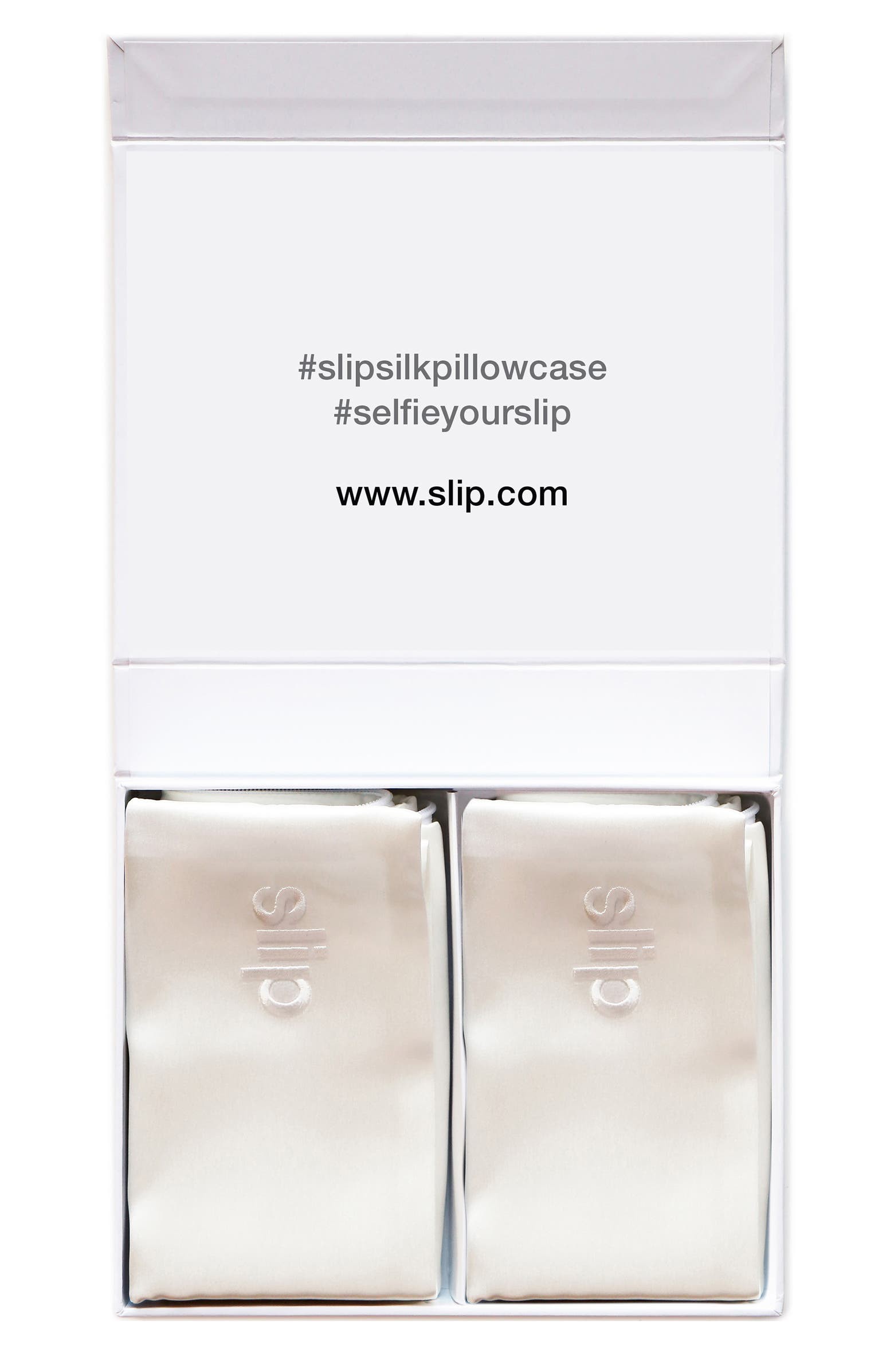 Pure Silk White Queen Pillowcase Duo | Nordstrom