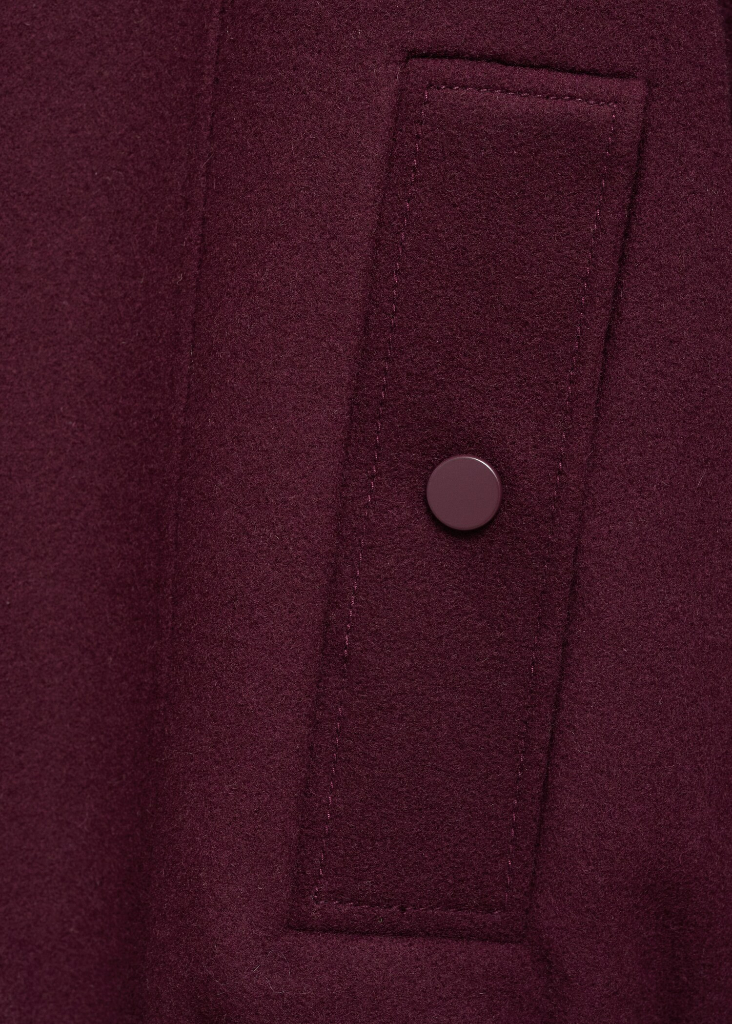 Wool bomber jacket with pockets | MANGO (UK)