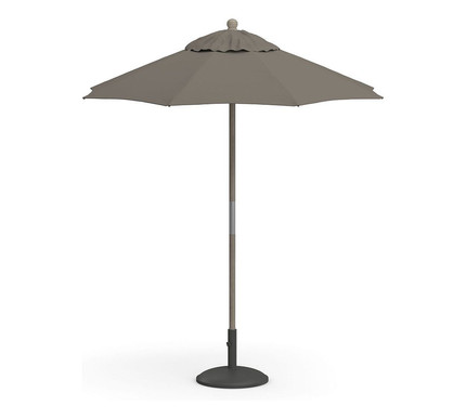 Click for more info about 6' Round Outdoor Patio Umbrella – Eucalyptus Tilt Frame​