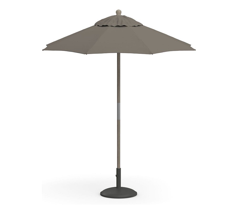 6' Round Outdoor Patio Umbrella – Eucalyptus Tilt Frame​ | Pottery Barn (US)