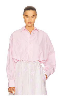 Bubble Shirt in Tech Poplin | Revolve Clothing (Global)