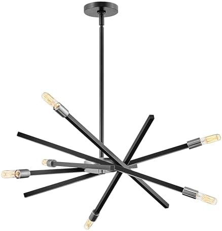 Hinkley Archer Medium Adjustable Single Tier Chandelier - 6-Light, (1) 6-in & (2) 12-in Down Rods... | Amazon (US)