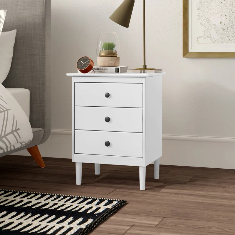 Lafever Solid + Manufactured Wood Nightstand | Wayfair North America