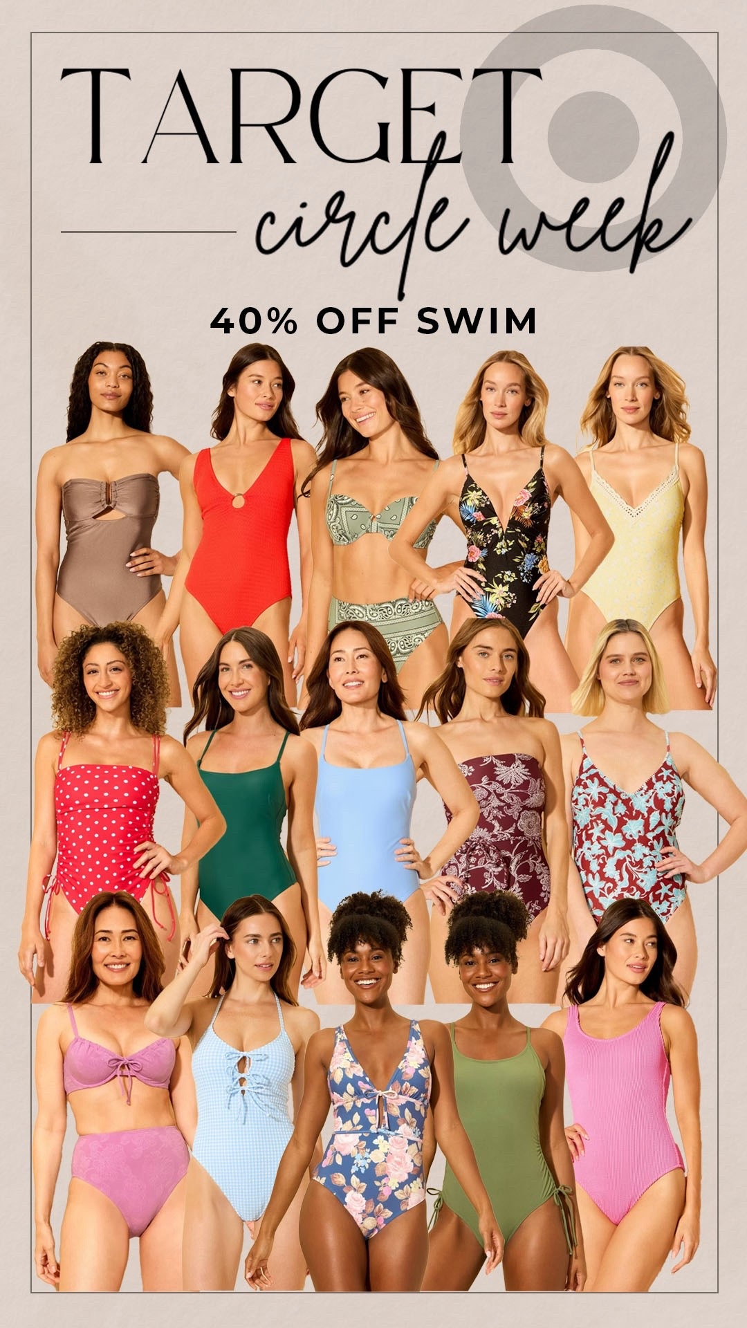 Target circle week deal! 40% off swim!

#targetdeals

Target deals. Target finds. Target fashion. Target new arrivals. Target swim. Target resort style. Flattering swimsuit for women  

#LTKSaleAlert #LTKSwim #LTKSeasonal