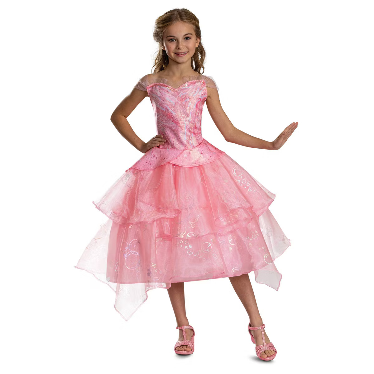NBCUniversal Girls' Wicked the Musical Glinda Upland Classic Costume Dress Pink | Target