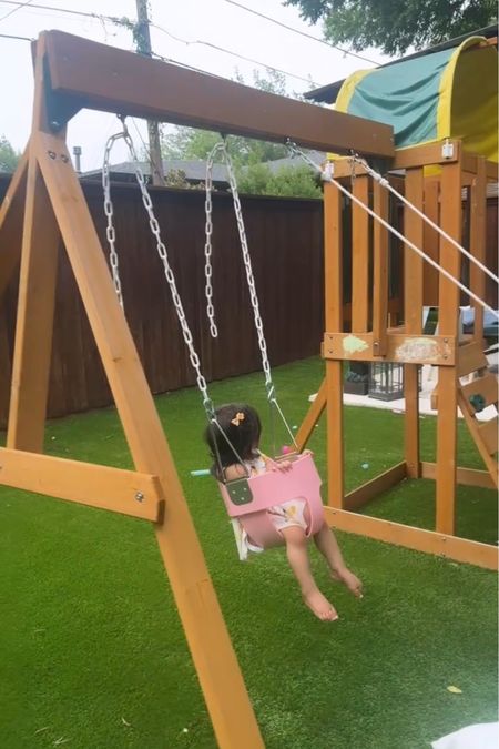 Our swingset is from Walmart and it’s under $400!

#LTKKids