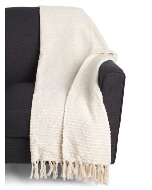 Cotton Diamond Throw | TJ Maxx