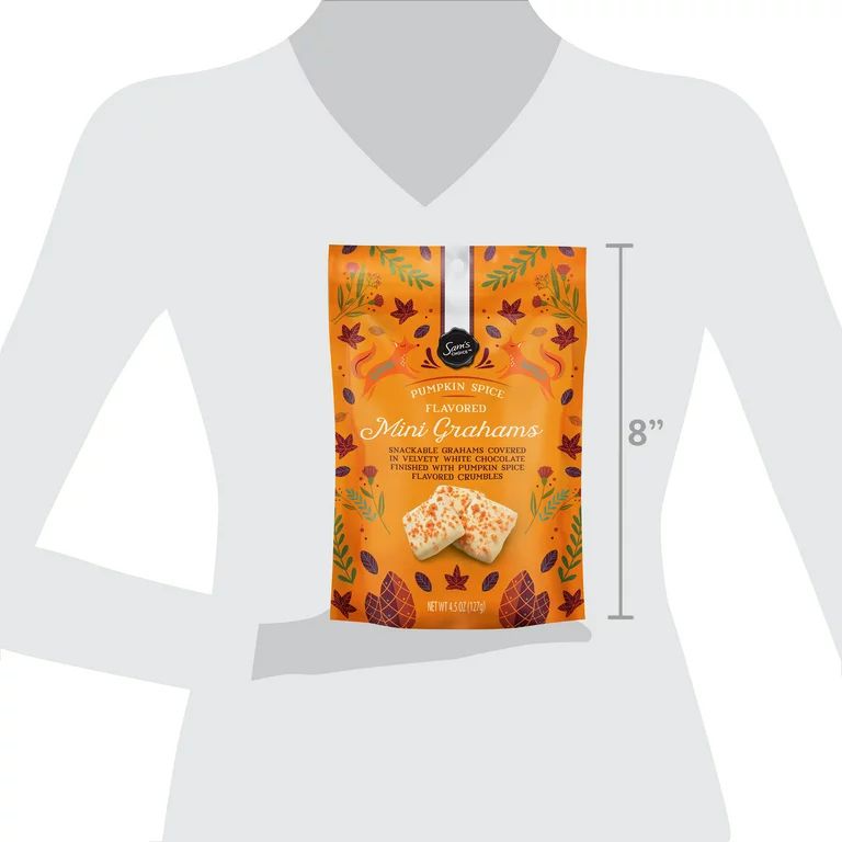 Sam's Choice Pumpkin Spice Flavored Mini Grahams, 4.5 oz | Walmart (US)