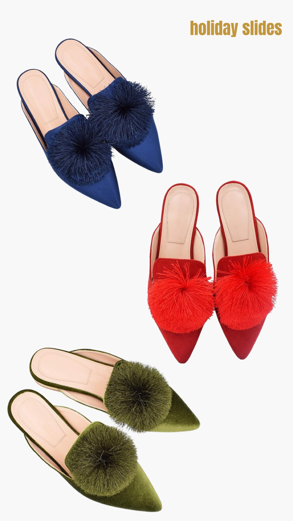 How cute are these slides! They go to size 12!

#LTKShoeCrush #LTKParties #LTKHoliday