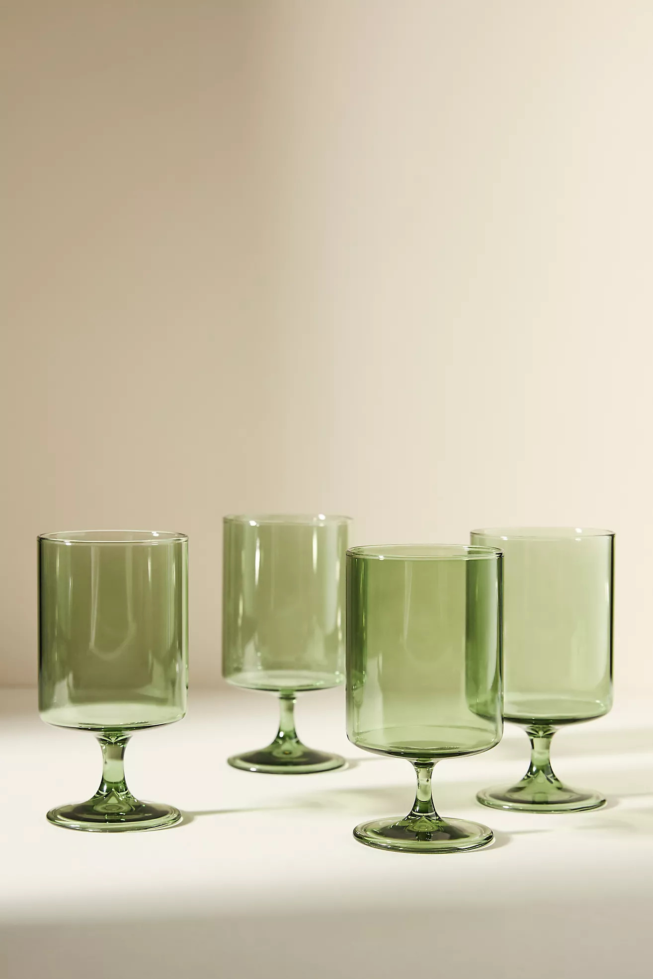Morgan Short Wine Glasses, Set of 4 | Anthropologie (US)