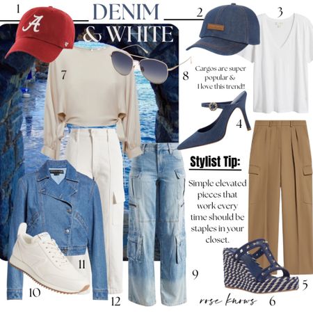 These denim and white pieces look so good together and are such good staples to have in your closet!

#LTKstyletip #LTKFind #LTKU