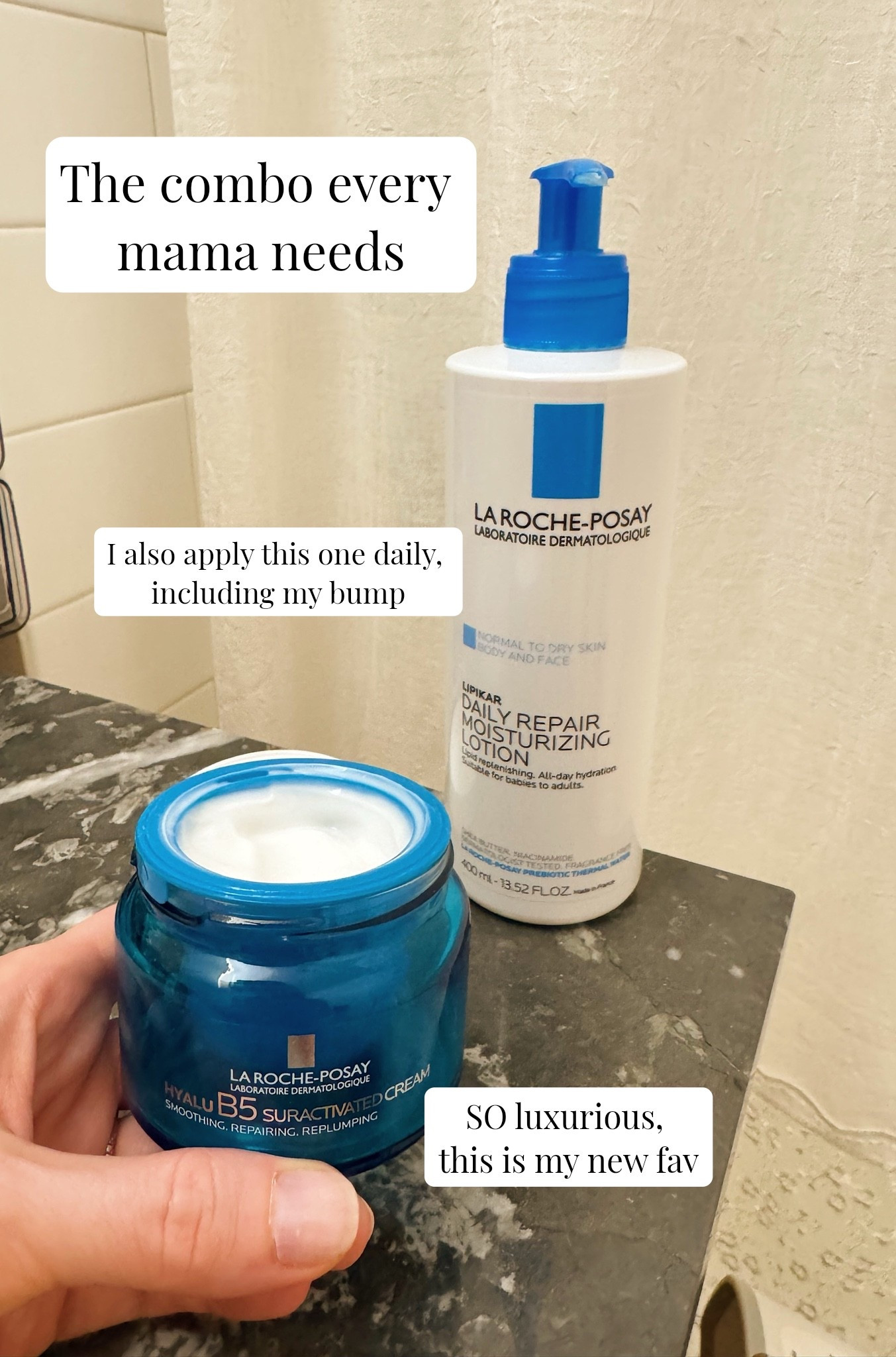 both very hydrating 🤍 I apply them daily post-shower

#LTKselfcare #LTKmomlife