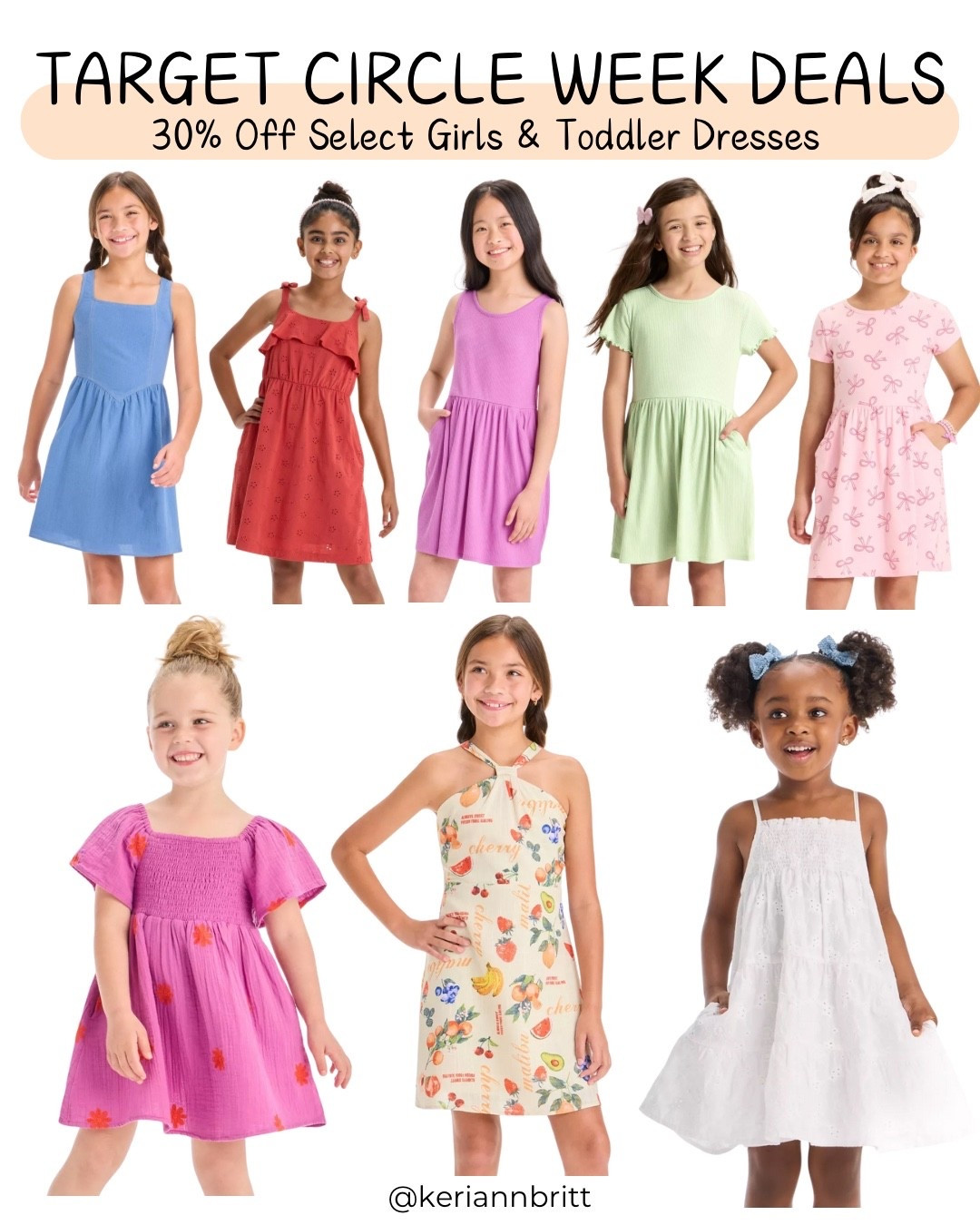 Target Circle Week Deals - 30% Select Girls & Toddler Dresses

Target sale / summer dress / kids clothing / cat & jack / cat and jack / deal days 

#LTKSaleAlert #LTKKids