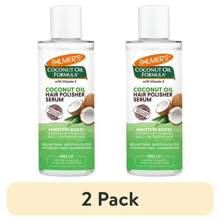 (2 pack) Palmer's Coconut Oil Formula Hair Polisher Serum, 6 fl. oz. | Walmart (US)
