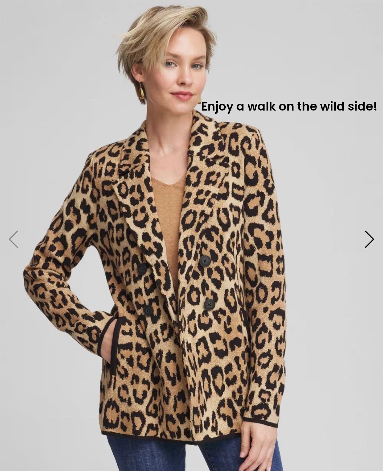 Timeless sweater blazer in leopard, the new neutral. 

#LTKSeasonal #LTKWorkwear #LTKSaleAlert