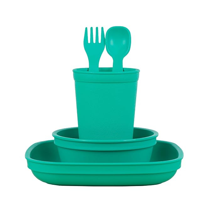 Re-Play Made in The USA Eco Friendly Dinnerware Set for Toddlers and Children - Drinking Cup, Dee... | Amazon (US)
