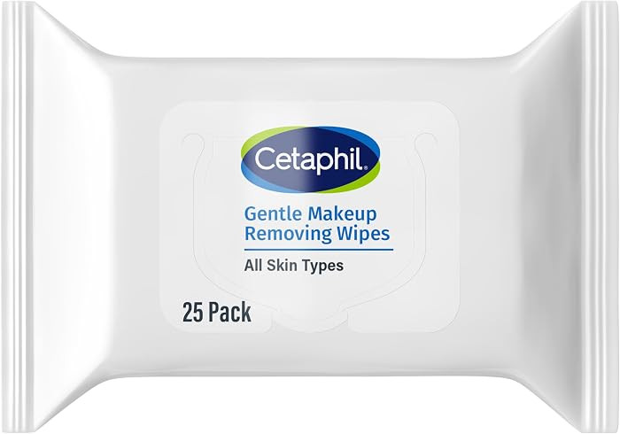 Cetaphil Gentle Makeup Removing Face Wipes, Daily Cleansing Facial Towelettes Gently Remove Makeu... | Amazon (US)
